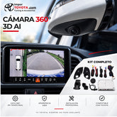 Cámara 360 3D AI para Toyota - kit completo - Importoyota Colombia