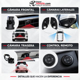 Cámara 360 3D AI para Toyota - cámara frontal, laterales, trasera y control remoto - Importoyota Colombia