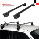 Barras paralelas en Aluminio para techo color Negro