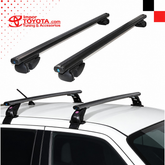 Barras paralelas Aluminio techo Toyota Negro - Importoyota Colombia