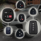 Funda de silicona para llave de Toyota tipo gen 1