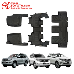 Tapete termoformado 5D- Toyota Prado 1+2+3 fila 2010/2024