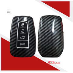 Funda de Polimero de Alta Resistencia para llave de Toyota Efecto Fibra de Carbono
