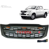 Persiana LED GR Gazoo Racing Toyota Hilux Vigo 2012/2016 letra blanca - Importoyota Colombia
