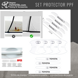 Set PPF protector puerta manijas Logo Toyota - Importoyota Colombia