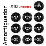 Amortiguador de Puerta 10 unidades logo Toyota - Importoyota Colombia