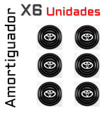 Amortiguador de Puerta 6 unidades logo Toyota - Importoyota Colombia