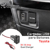 Cargador dual USB para Botones Toyota - Importoyota Colombia