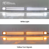 DRL doble línea Prado LC250 - modo luz blanca y modo direccional ámbar - Importoyota Colombia