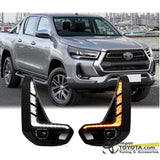 LED DRL Exploradora Hilux Revo 2021/2024 Bitono - Importoyota Colombia