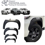 Ampliaciones guardabarros Fender Hilux 2016/2024 - Importoyota Colombia