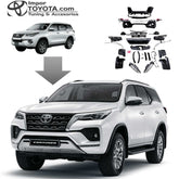 Transformacion Cambio de frente Fortuner 2017 -2020 a 2024