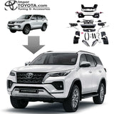 Transformacion Cambio de Frente Fortuner 2017/2020 a 2024 - Importoyota Colombia