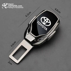 Hebilla para Cinturon de seguridad con pin de seguro