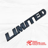 Emblema Limited Negro Mate Toyota - Importoyota Colombia