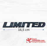 Emblema Limited Negro Mate - vista 2 - Importoyota Colombia