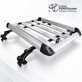 Parrilla en aluminio para techo con barras y soportes - Importoyota