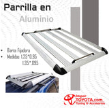 Parrilla en Aluminio para techo Toyota - Importoyota Colombia