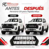 Antes y después: Toyota Hilux con persiana original vs persiana GR Gazoo Racing