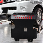 Protector de cárter pechera Toyota TRD negro para Hilux / Fortuner - Importoyota Colombia