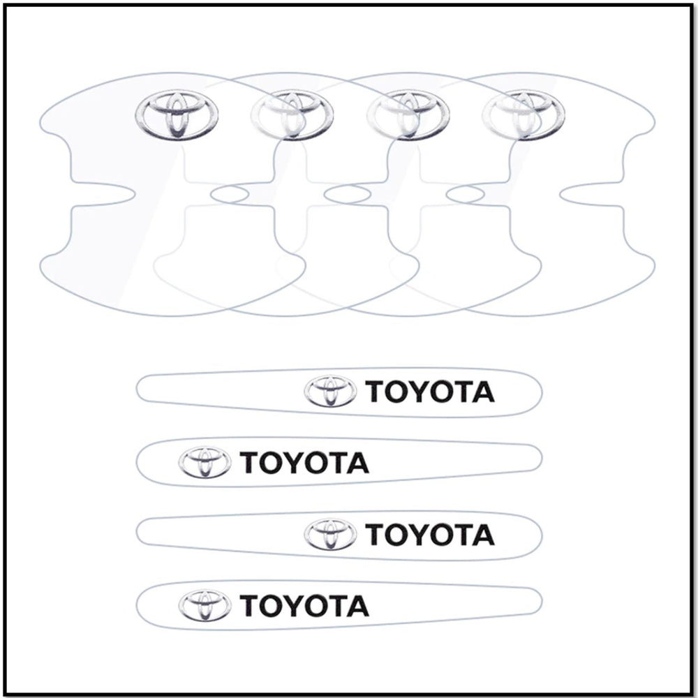 Set ppf protector para puerta y manijas Logo Toyota - Importoyota Colombia