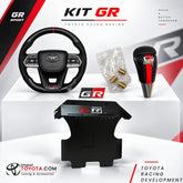 Set GR Gazoo Racing para Toyota Hilux/Fortuner - timón GR Racing, pomo GR, emblema GR y pechera GR - Importoyota Colombia