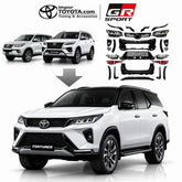 Transformación Fortuner 2017-2024 a Fortuner GR Sport 2024: antes y después con kit completo - Importoyota Colombia