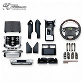 Transformación interior consola Toyota Prado LC150 2010-2014 a 2024+ - kit completo de partes - Importoyota