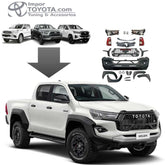 Transformacion / Cambio de Frente para Toyota Hilux 2016-2024 a 2024 GR Sport