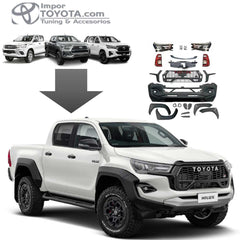 Transformacion / Cambio de Frente para Toyota Hilux 2016-2024 a 2024 GR Sport