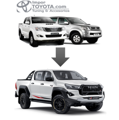 Transformacion / Cambio de Frente para Toyota Hilux Vigo a Hilux Gr Sport