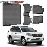 Tapete termoformado WeatherTEch Toyota Prado 1+2+baul 2010 /2024