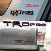 Emblema Bandera TRD Pro Polímero Alto Relieve