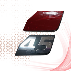 Emblema para toyota 4.5 en Alto Relieve con Aplique Cromado