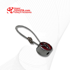 LLavero Toyota Metálico Tipo Guaya