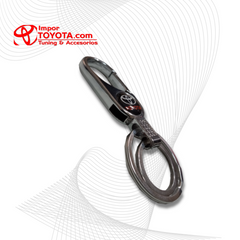 LLavero Toyota Metálico Tipo Candado con Resina