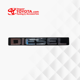 Emblema Insignia Diesel de Resina Toyota - Importoyota Colombia