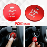Tapa Boton Arranque Encendido Motor Aluminio Toyota - Importoyota Colombia