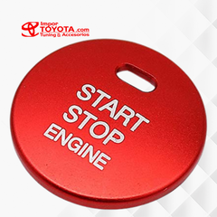 Tapa de Botón de Arranque / encendido de Motor de Aluminio