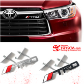 Emblema Bandera TRD Para Persianas Metálica