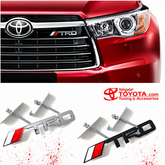 Emblema Bandera TRD Para Persianas Metalica Toyota - Importoyota Colombia