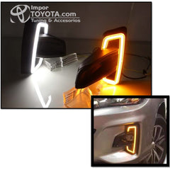 LED DRL Exploradora Hilux Rocco 2018 /2020 Bitono