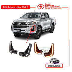 LED DRL Exploradora Hilux Revo Bitono