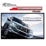 Emblema Alto Relieve Sobre Capot Toyota Prado LC200 LC300 - Importoyota Colombia
