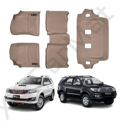 Tapete termoformado Toyota Fortuner 1+2+3 Fila 2008/2017