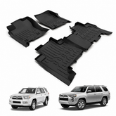Tapete termoformado Toyota 4Runner 1+2 Fila 2012/2024 - Importoyota Colombia