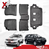 Tapete termoformado Toyota Fortuner 1+2+3 Fila 2008/2017