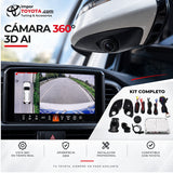 Cámara 360 3D AI para Toyota - kit completo - Importoyota Colombia