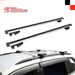 Barras paralelas en Aluminio para techo Plateado