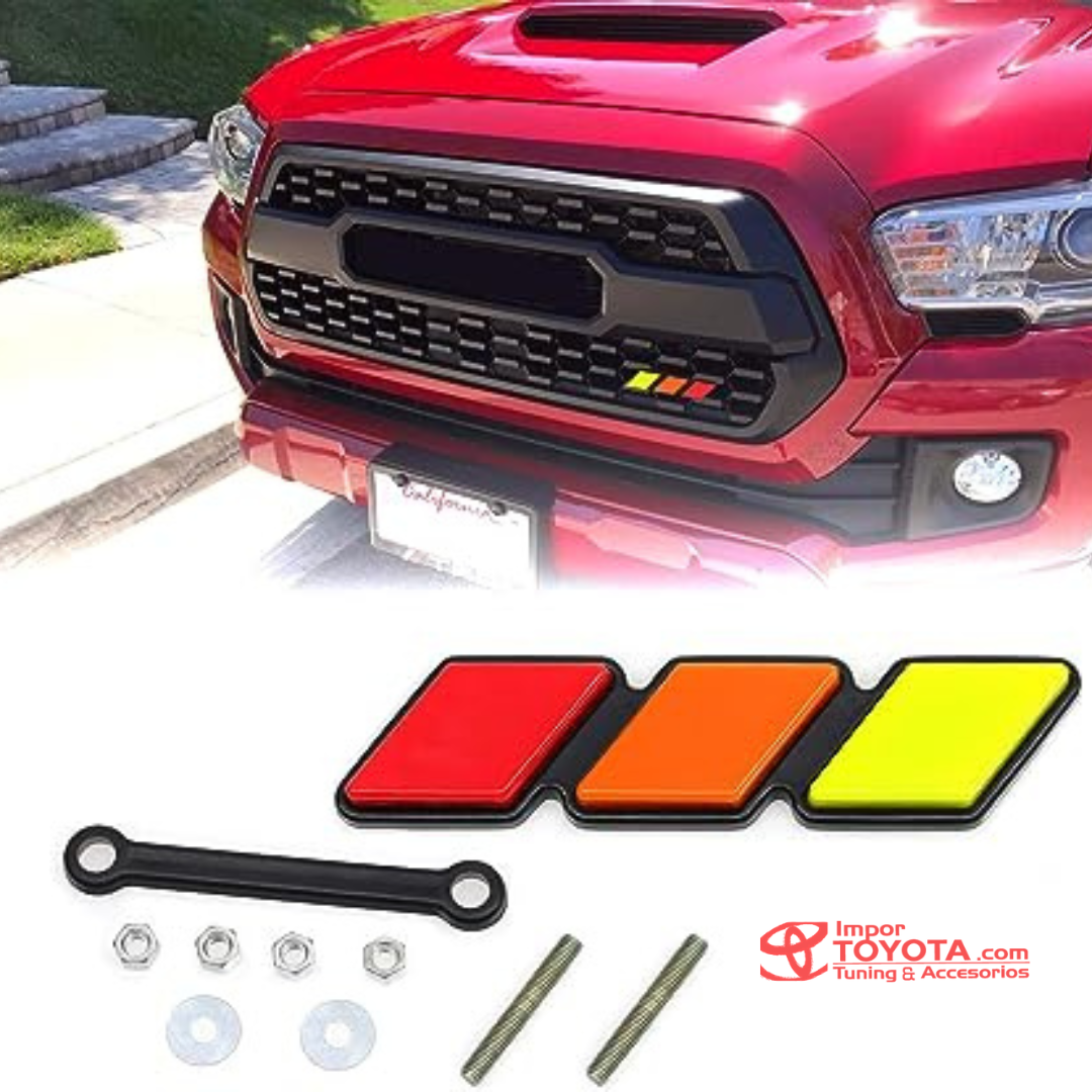 Emblema Bandera TRD para persina frontal